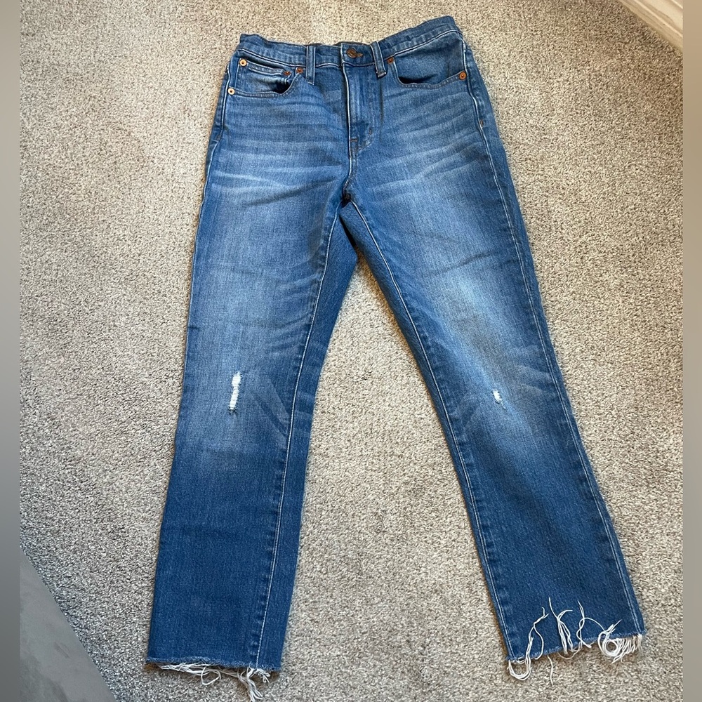 Madewell The High-Rise Crop Slim BoyJean